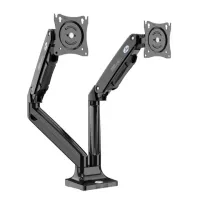 ZENO M8D/B 17-32 Inch Double Arm Gas-Strut Desktop Monitor Stand